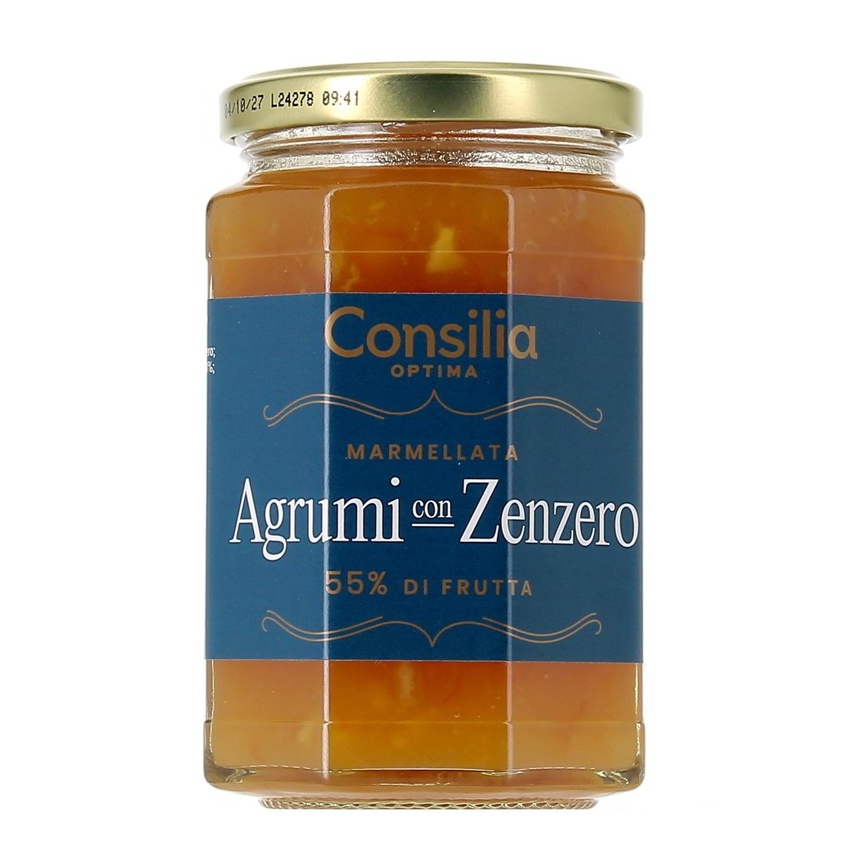 Consilia-Marmellata-agrumi-e-zenzero-350-g Consilia Marmellata agrumi e zenzero 350 g - immagine 1