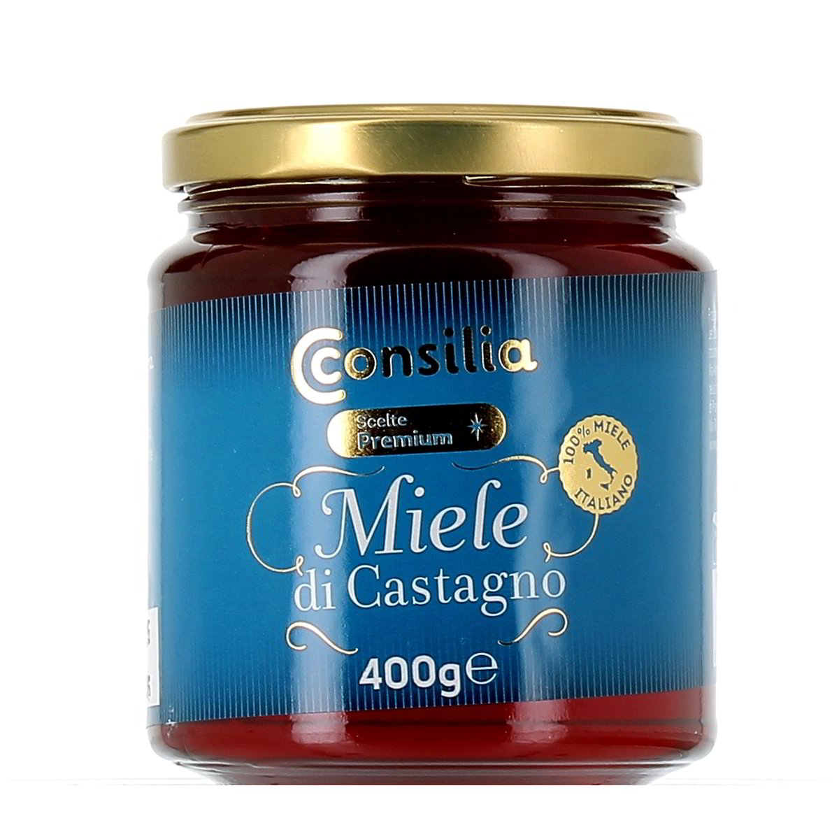 Consilia-Miele-100-percento-Italia-castagno-400-g Consilia Miele 100% Italia castagno 400 g - immagine 1