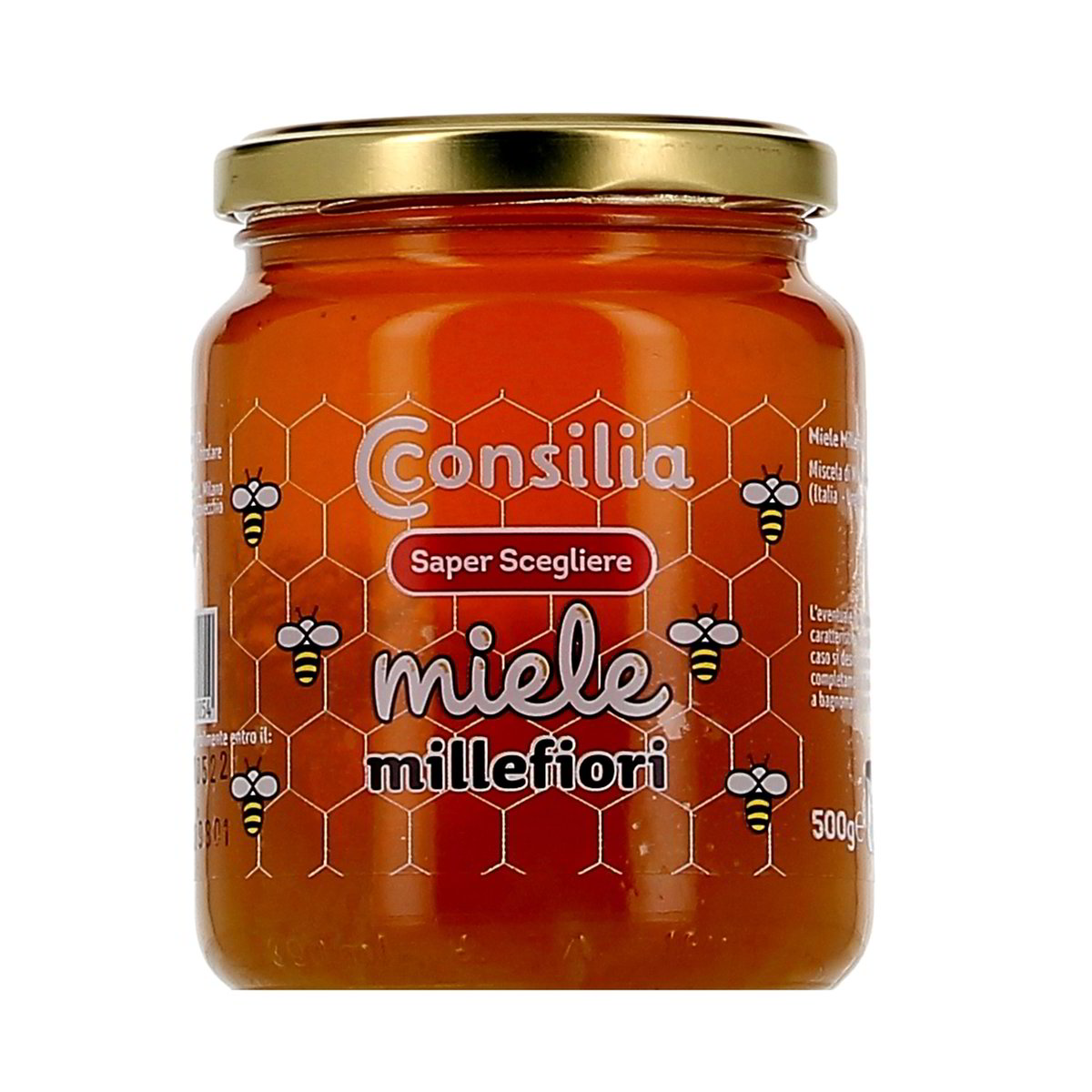 Consilia-Miele-millefiori-liquido-500-g Consilia Miele millefiori liquido 500 g - immagine 1