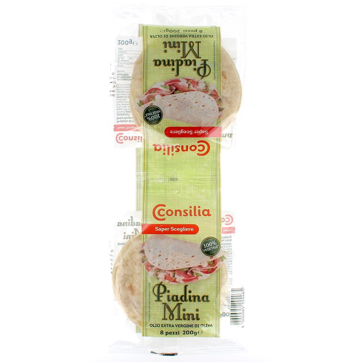 Consilia-Mini-Piadine-Olio-Extra-Vergine-di-Oliva-44-200-g Consilia Mini Piadine Olio Extra Vergine di Oliva 4+4 200 g - immagine 1