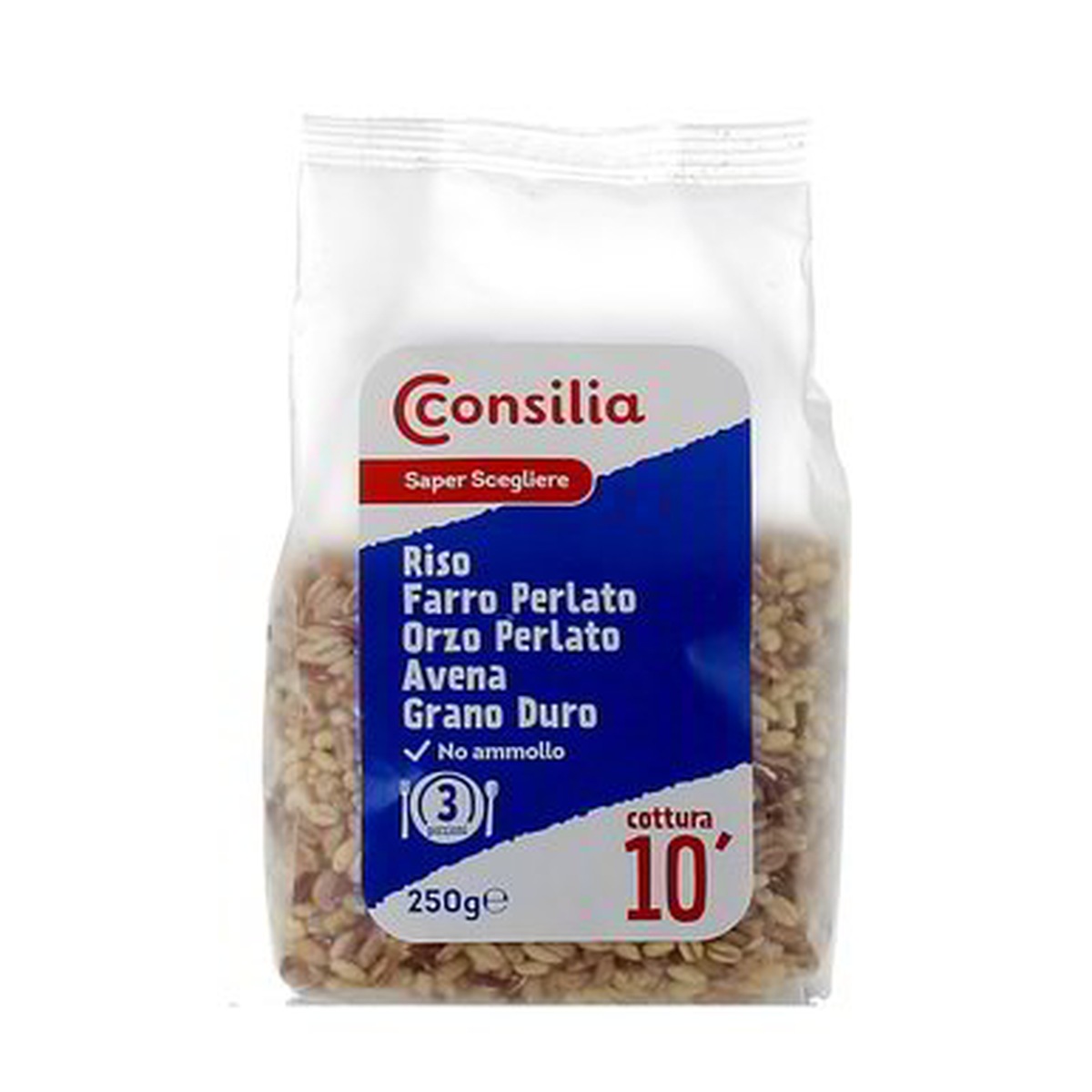 Consilia-Mix-di-Riso-Thai-Farro-Orzo-e-Avena-250-g Consilia Mix di Riso Thai, Farro, Orzo e Avena 250 g - immagine 1