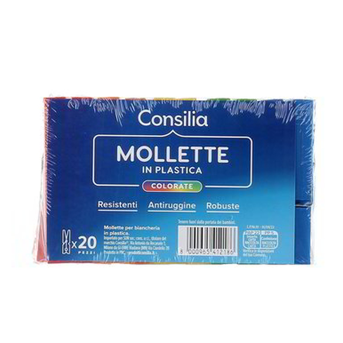 Consilia-Mollette-in-plastica-x-20 Consilia Mollette in plastica x 20 - immagine 1