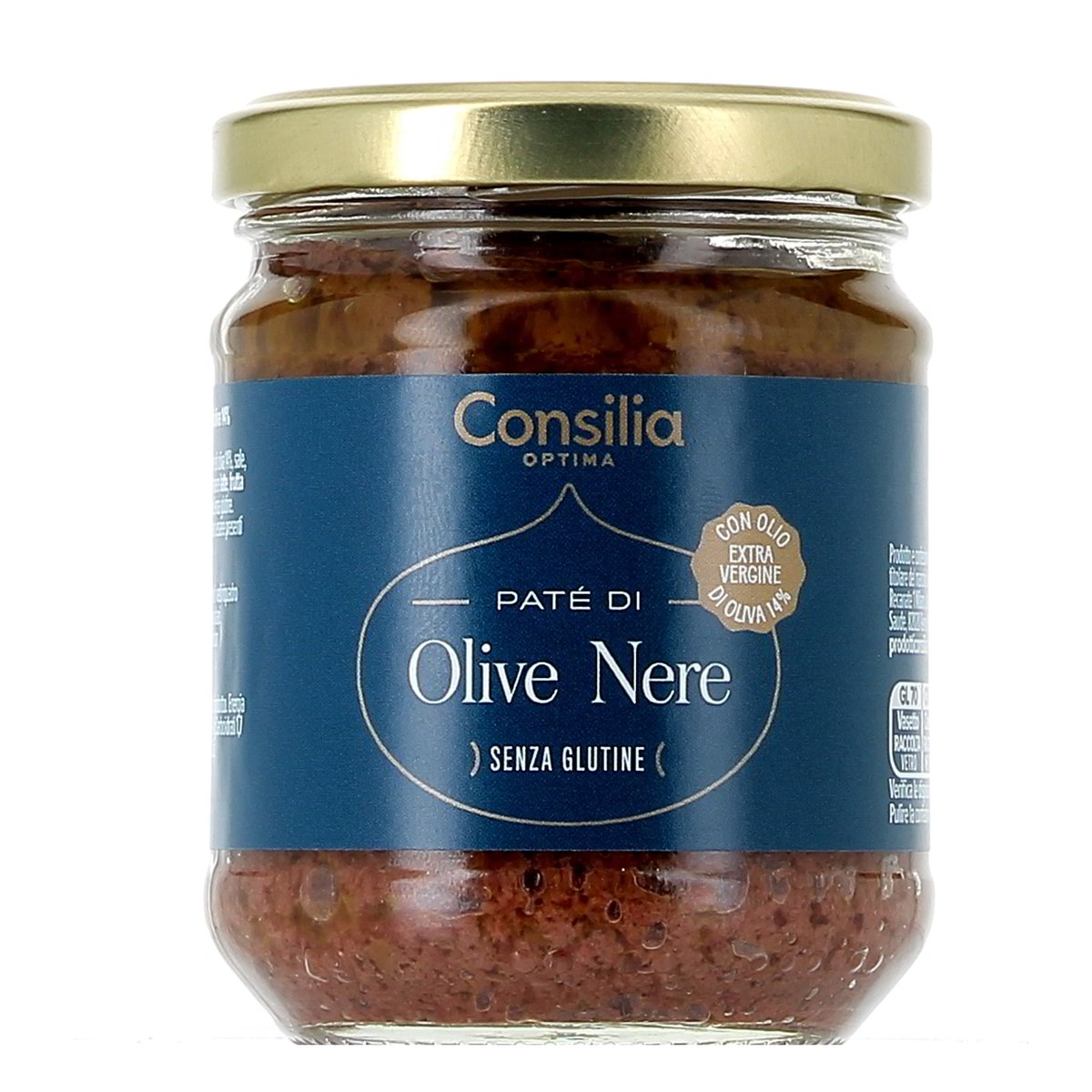 Consilia-Optima-Pate-Olive-Nere-180-g Consilia Optima Paté Olive Nere 180 g - immagine 1