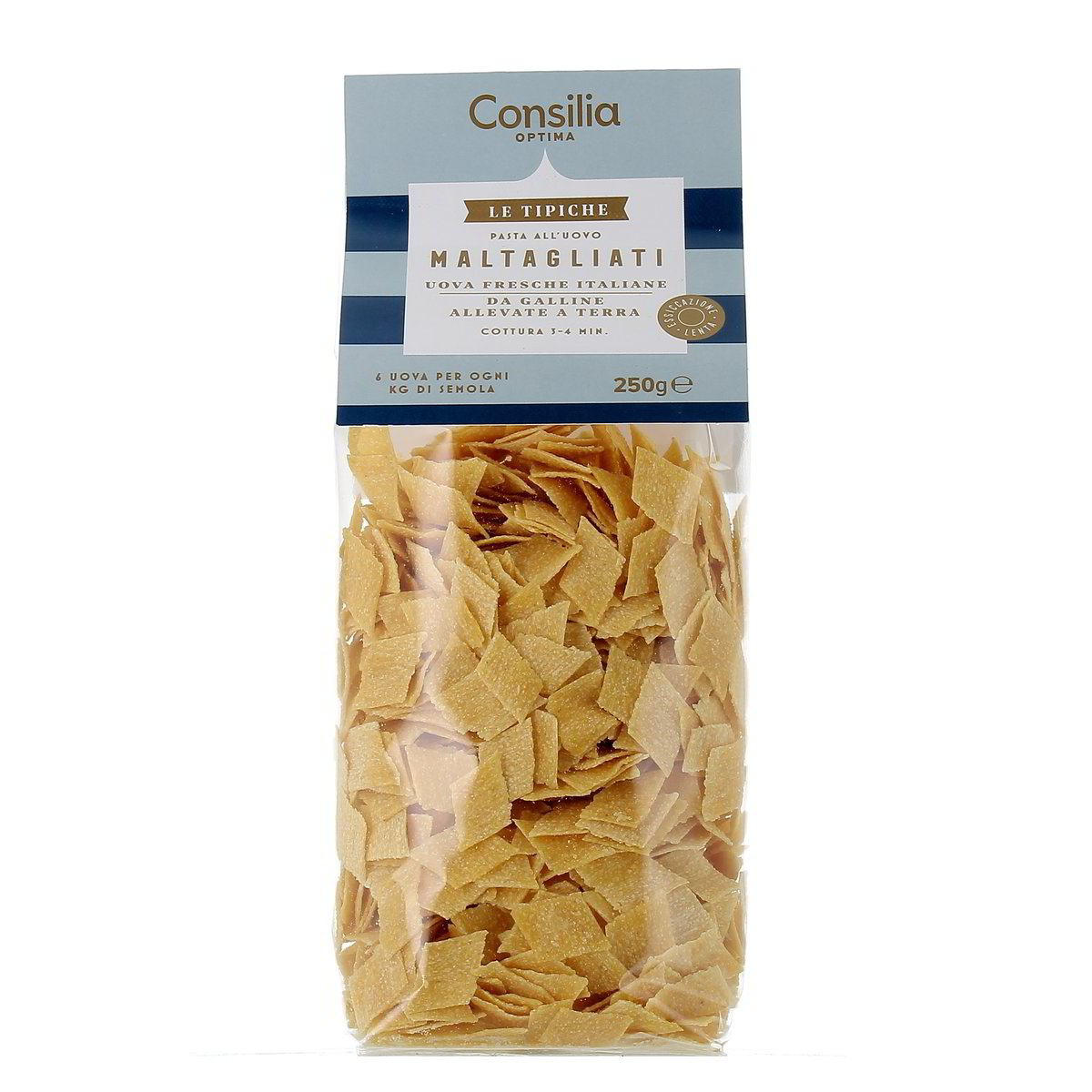Consilia-Optima-maltagliati-alluovo-250-g Consilia Optima maltagliati all'uovo 250 g - immagine 1