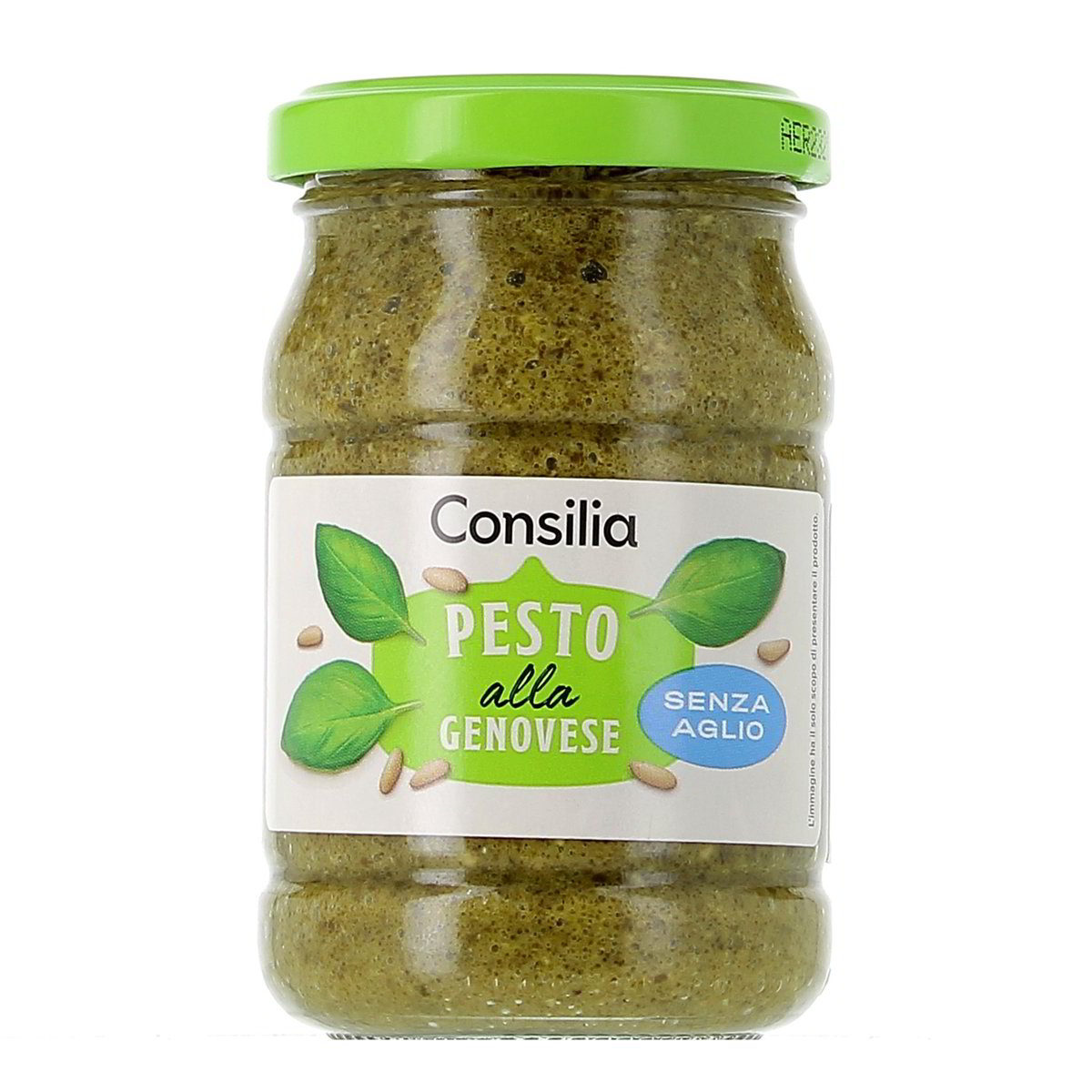 Consilia-Optima-pesto-genovese-senza-aglio-190-g Consilia Optima pesto genovese senza aglio 190 g - immagine 1