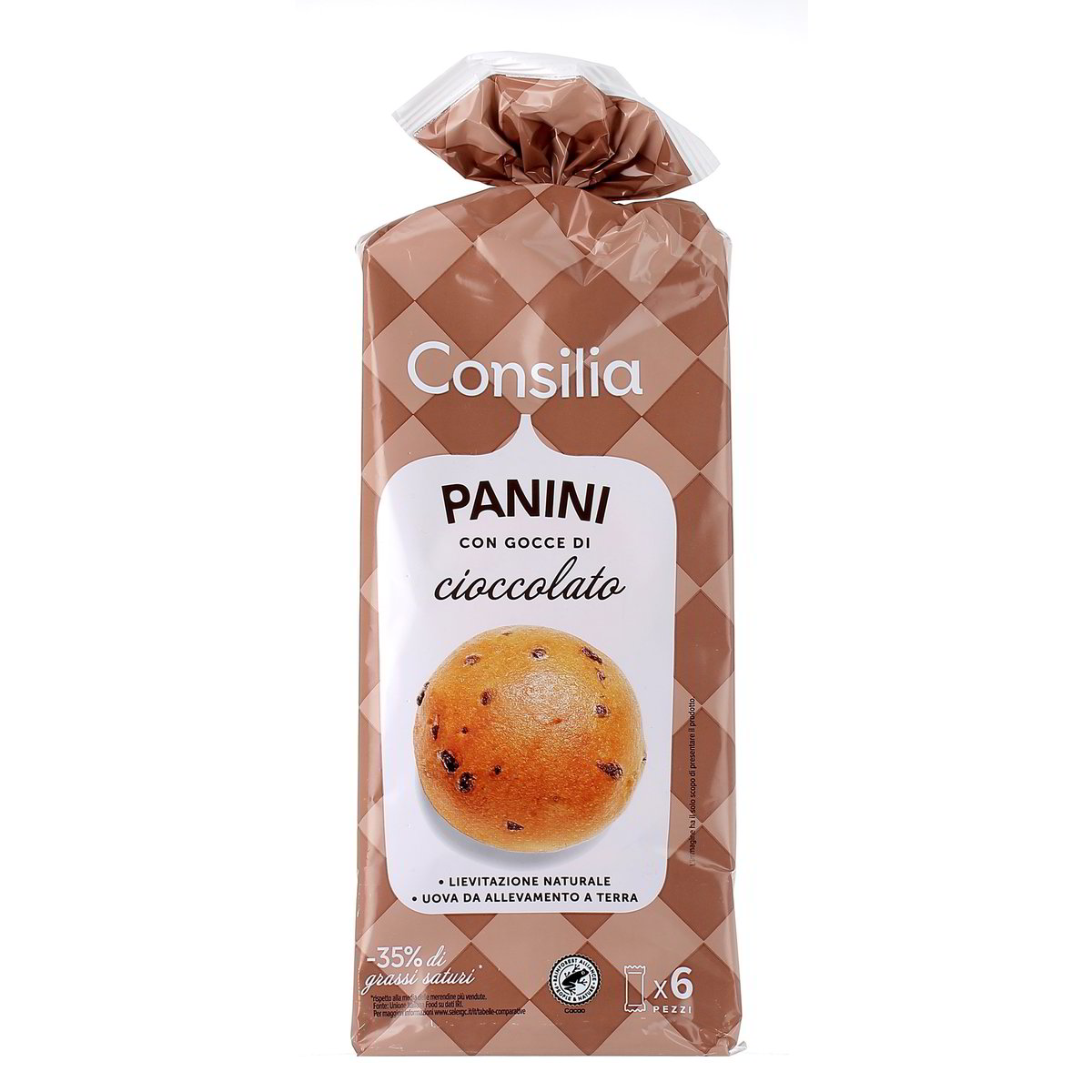 Consilia-Panini-con-Gocce-di-Cioccolato-252-g Consilia Panini con Gocce di Cioccolato 252 g - immagine 1