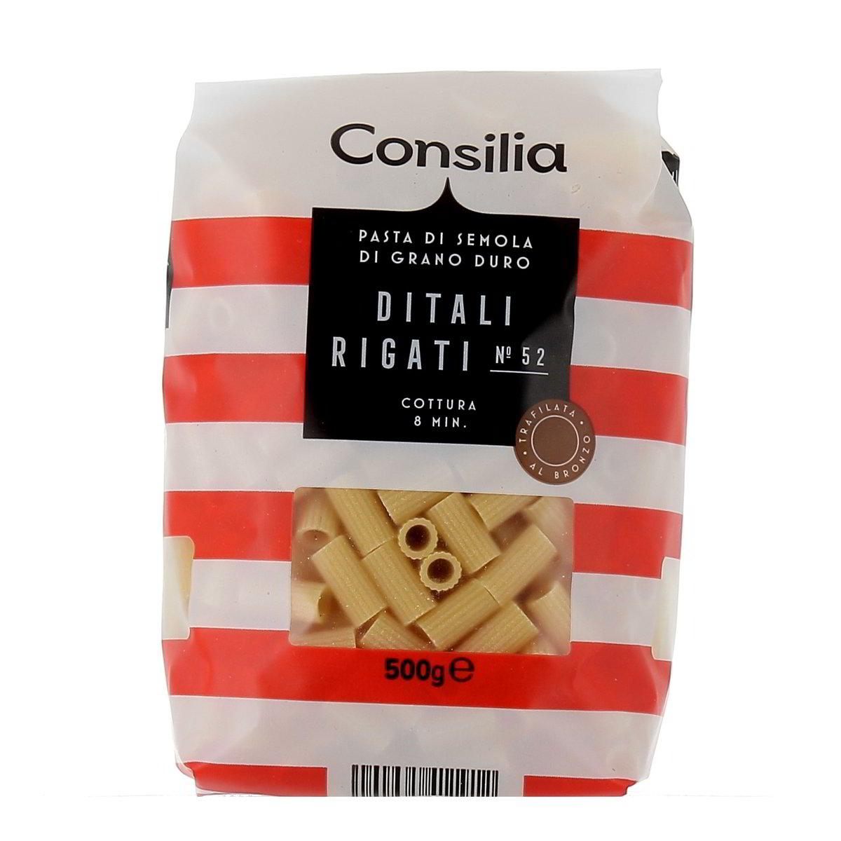 Consilia-Pasta-Bronzo-Ditali-Rigati-500-g Consilia Pasta Bronzo Ditali Rigati 500 g - immagine 1