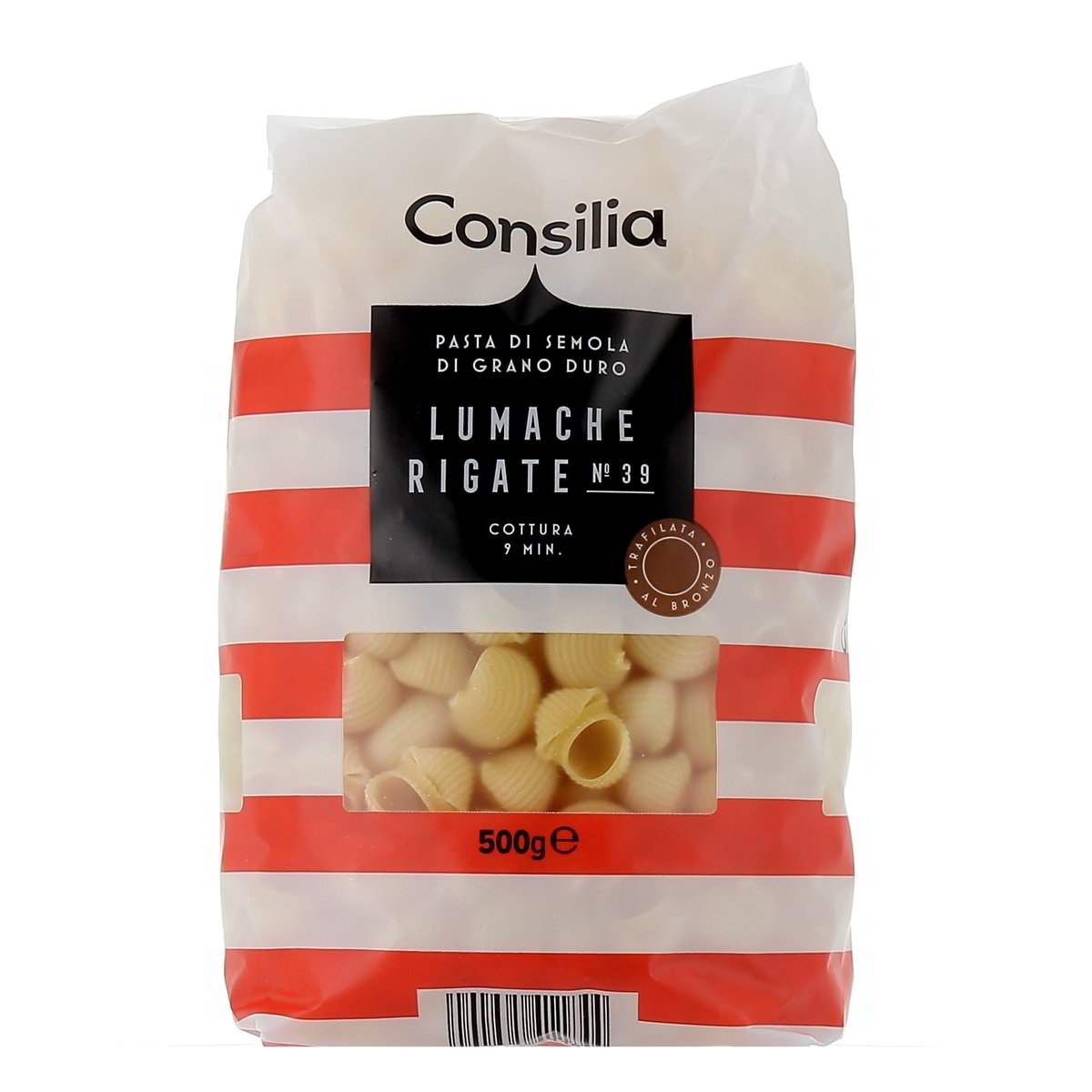 Consilia-Pasta-Bronzo-Lumache-Rigate-500-g Consilia Pasta Bronzo Lumache Rigate 500 g - immagine 1