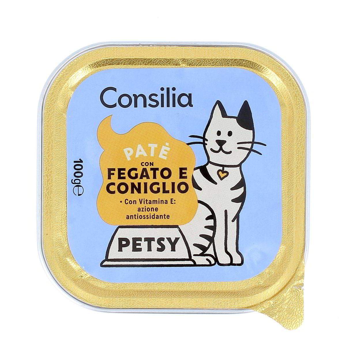 Consilia-Petsy-Pate-Fegato-e-Coniglio-100-g Consilia Petsy Paté Fegato e Coniglio 100 g - immagine 1