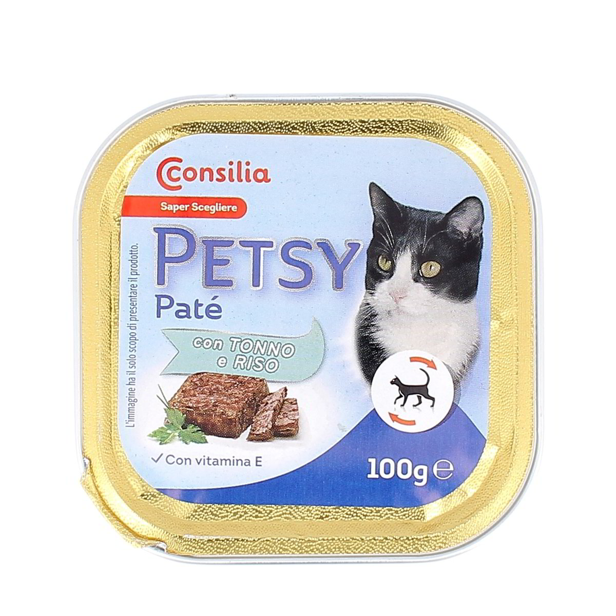 Consilia-Petsy-Pate-Tonno-Riso-100-g Consilia Petsy Paté Tonno/Riso 100 g - immagine 1