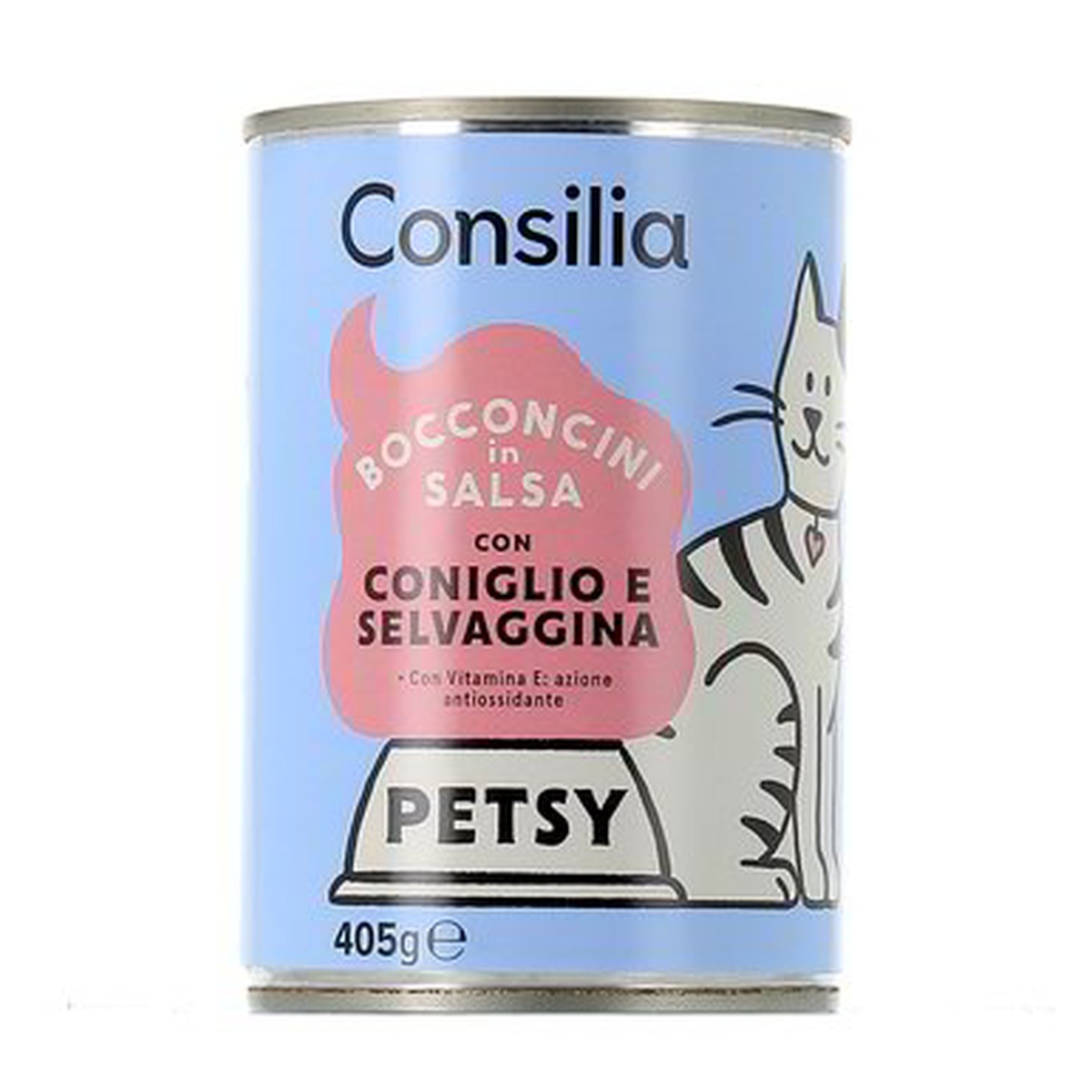 Consilia-Petsy-bocconcini-con-selvaggina-400-g Consilia Petsy bocconcini con selvaggina 400 g - immagine 1