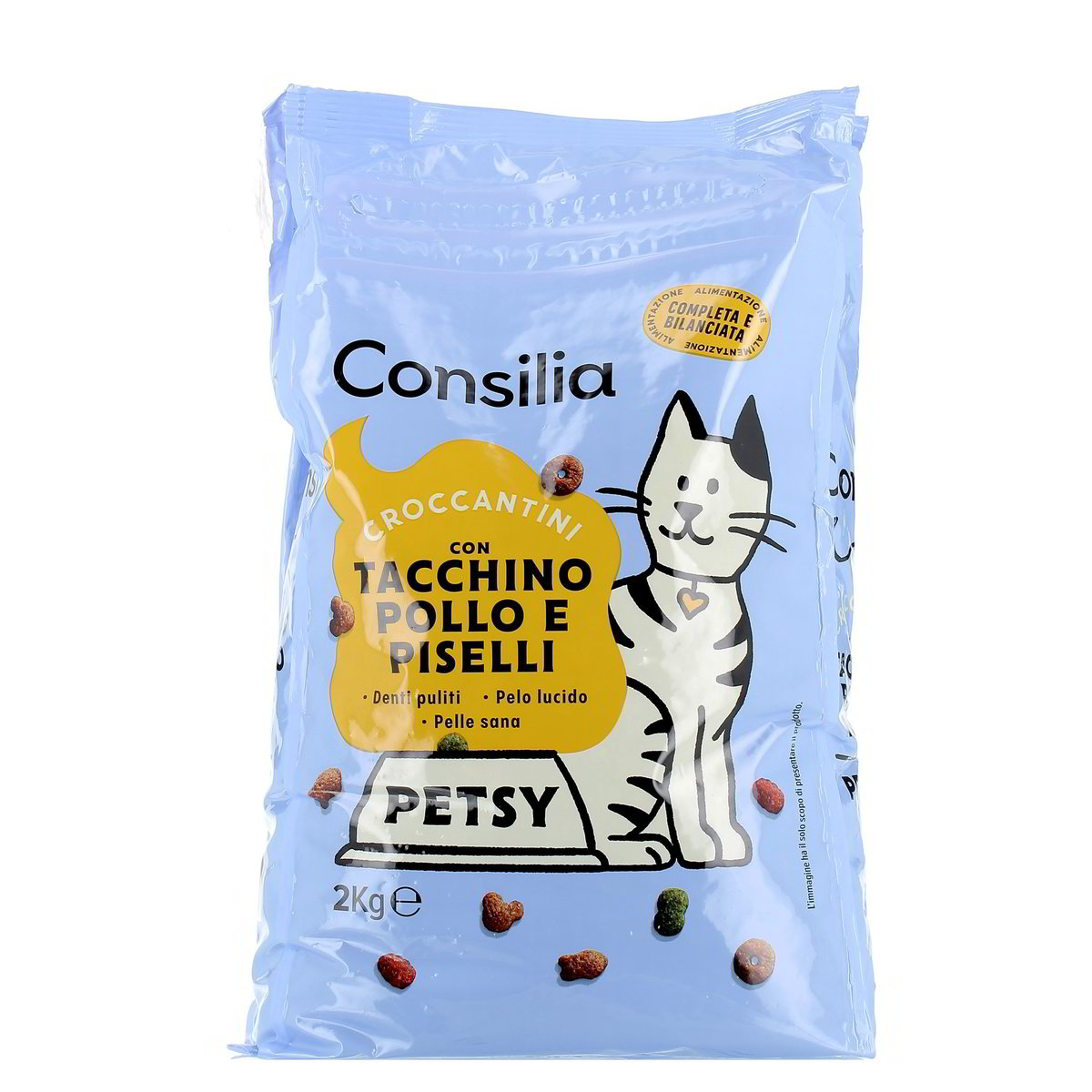 Consilia-Petsy-crocchette-pollo-tacchino-e-piselli-2-kg Consilia Petsy crocchette pollo, tacchino e piselli 2 kg - immagine 1