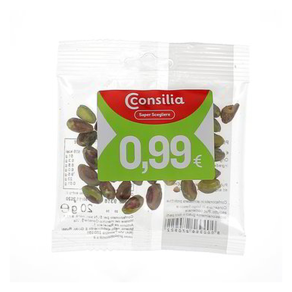 Consilia-Pistacchi-Sgusciati-20-g Consilia Pistacchi Sgusciati 20 g - immagine 1