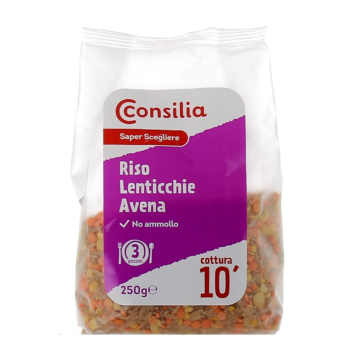 Consilia-Riso-Thai-Avena-Lenticchie-250-g Consilia Riso Thai Avena Lenticchie 250 g - immagine 1