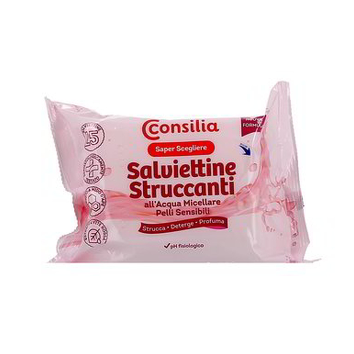 Consilia-Salviette-struccanti-pelli-sensibili-x-25 Consilia Salviette struccanti pelli sensibili x 25 - immagine 1