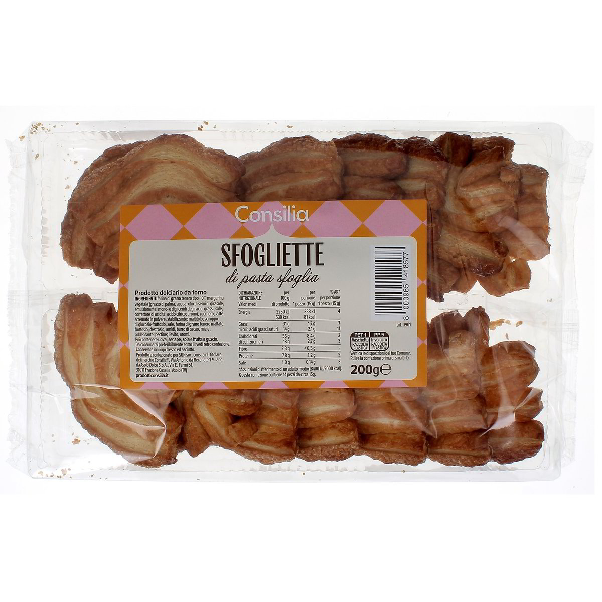 Consilia-Sfogliette-200-g Consilia Sfogliette 200 g - immagine 1