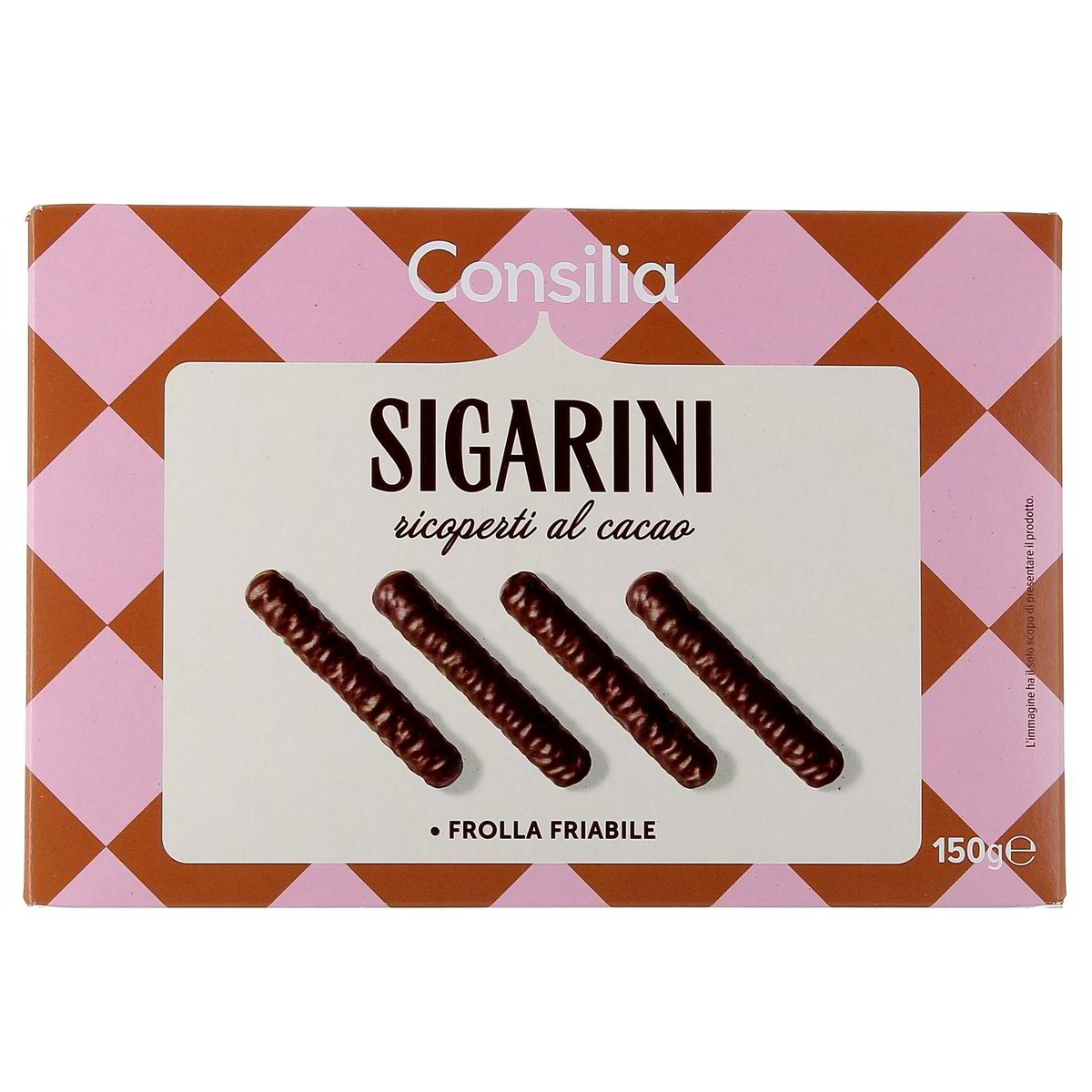 Consilia-Sigarini-ricoperti-150-g Consilia Sigarini ricoperti 150 g - immagine 1