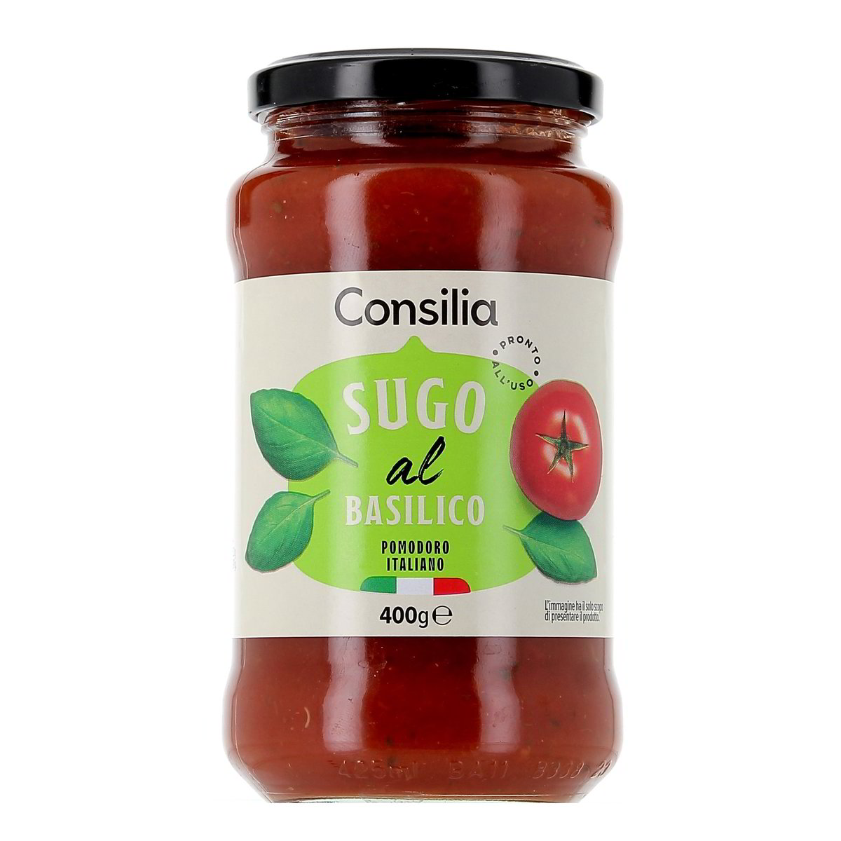 Consilia-Sugo-basilico-400-g Consilia Sugo basilico 400 g - immagine 1