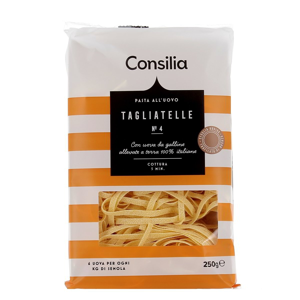Consilia-Tagliatelle-n-4-250-g Consilia Tagliatelle n. 4 250 g - immagine 1