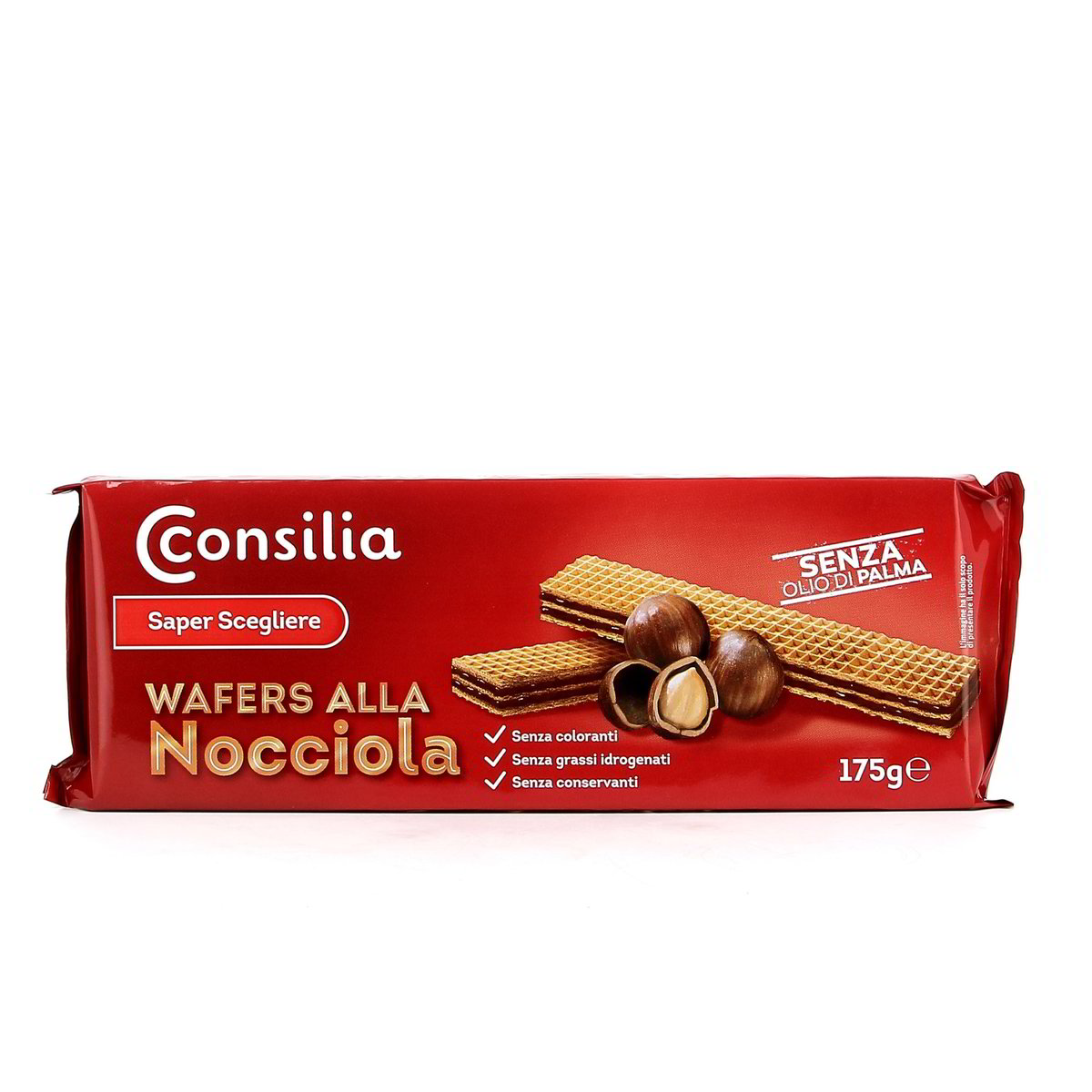 Consilia-Wafer-alla-nocciola-175-g Consilia Wafer alla nocciola 175 g - immagine 1