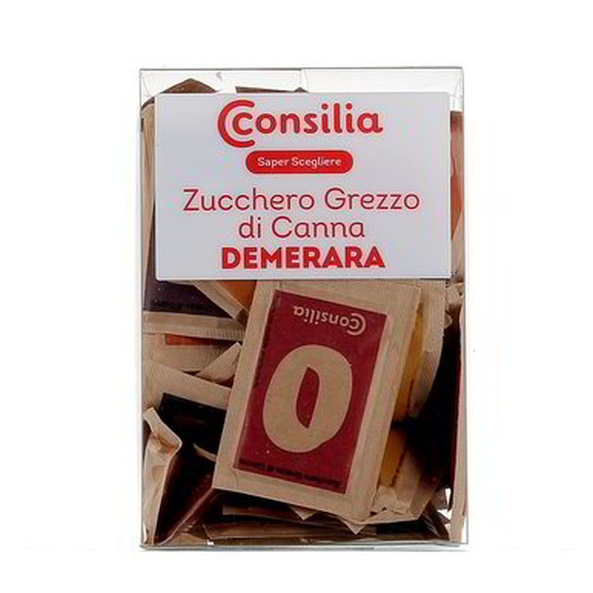 Consilia-Zucchero-bustina-canna-Demerara-500-g Consilia Zucchero bustina canna Demerara 500 g - immagine 1