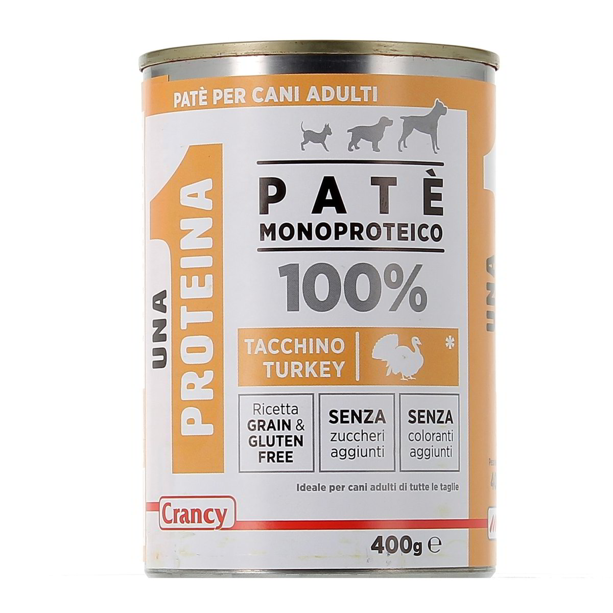 Crancy-Dog-monoproteico-tacchino-400-g-1 Crancy Dog monoproteico tacchino 400 g - immagine 1