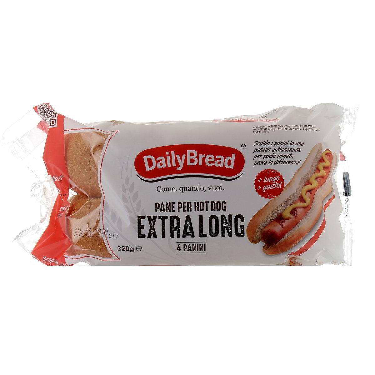 Daily-Bread-Hot-Dog-Extra-Long-4-pz-320-g Daily Bread Hot Dog Extra Long 4 pz 320 g - immagine 1