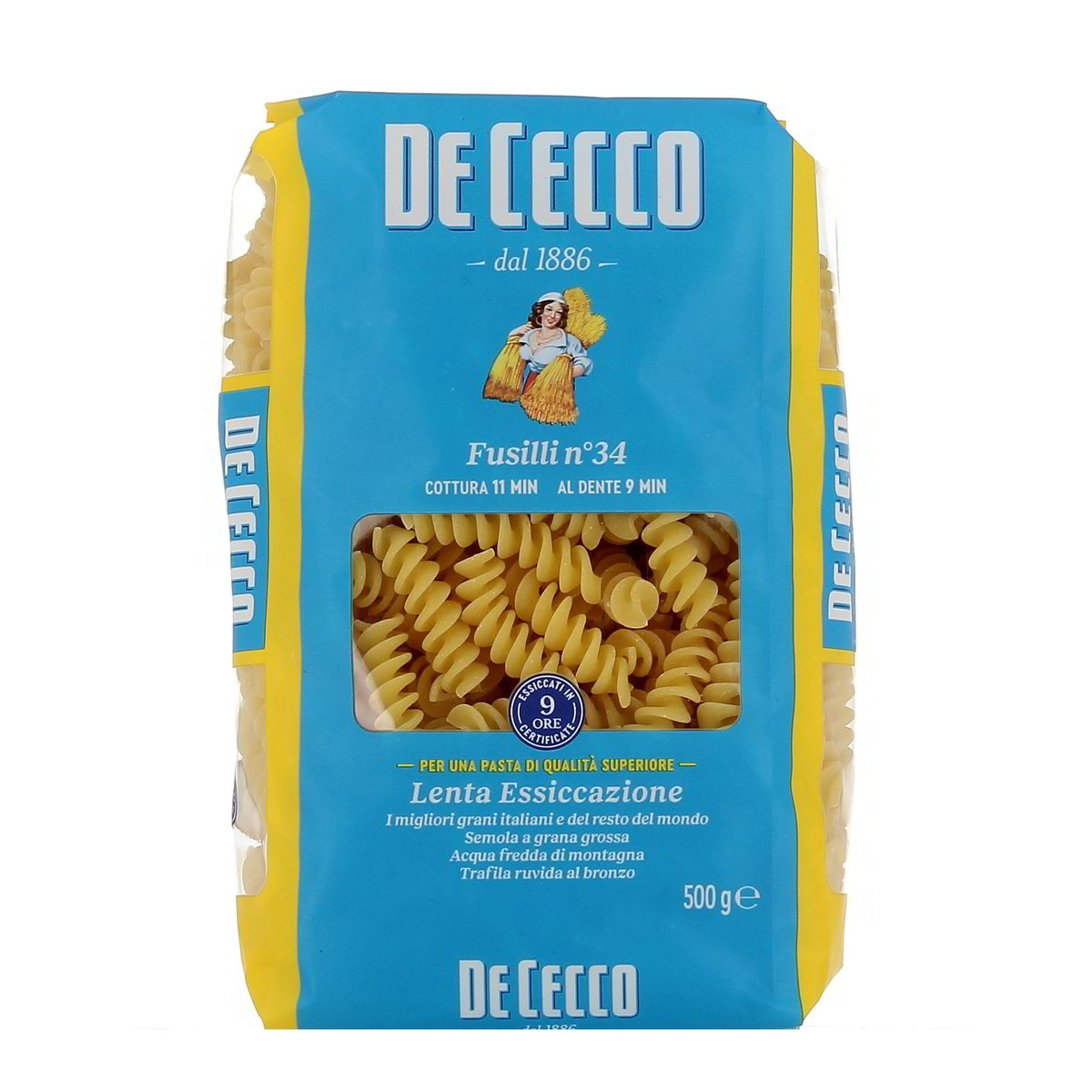 De-Cecco-Pasta-Fusilli-n-34-500-g-1 De Cecco Pasta Fusilli n. 34 500 g - immagine 1
