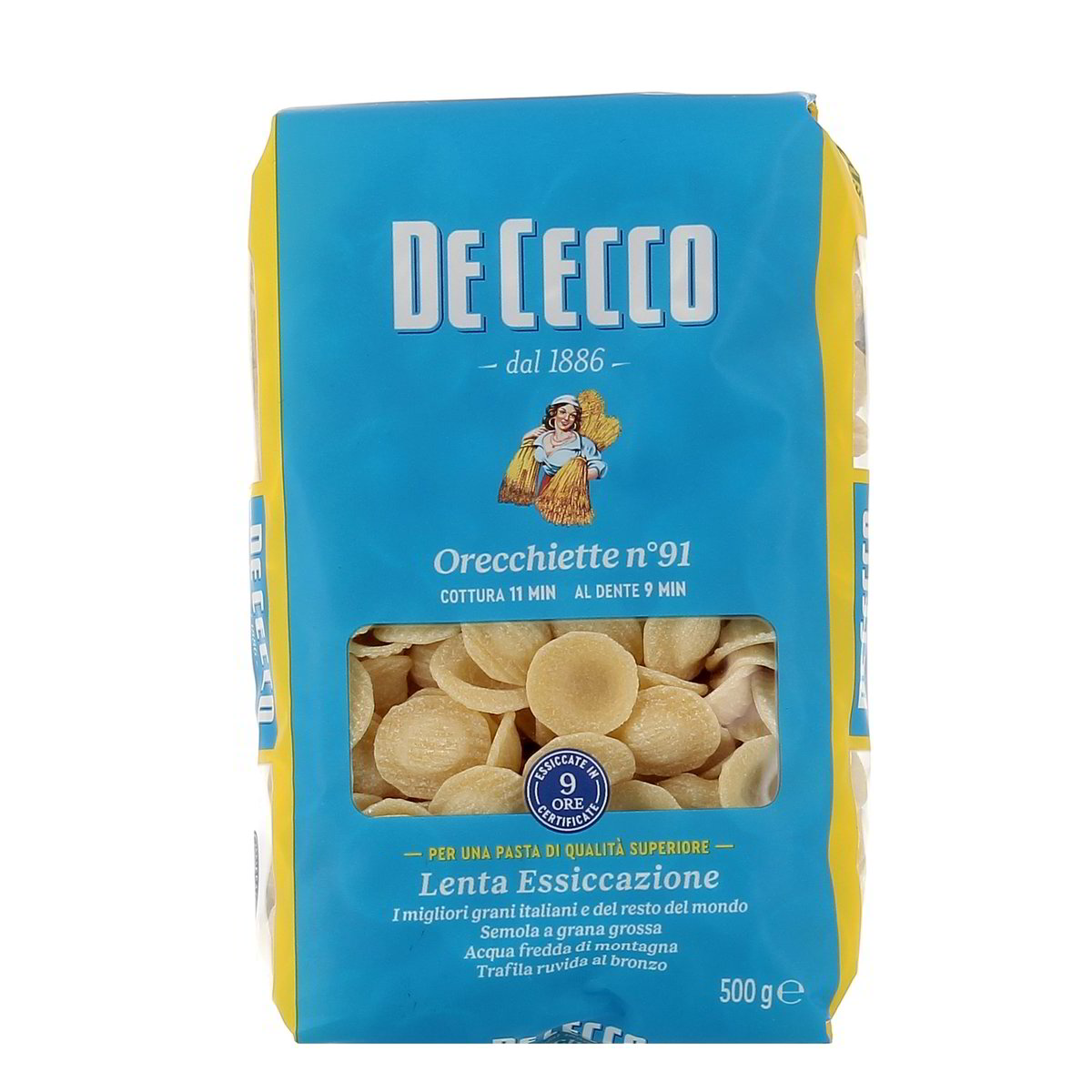 De-Cecco-Pasta-Orecchiette-n-91-500-g-1 De Cecco Pasta Orecchiette n. 91 500 g - immagine 1