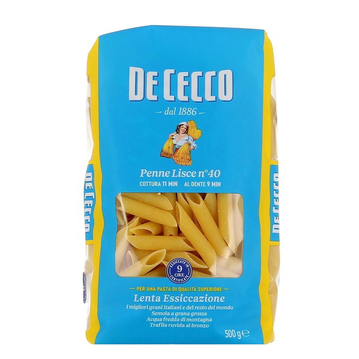 De-Cecco-Pasta-Penne-Lisce-n-40-500-g De Cecco Pasta Penne Lisce n. 40 500 g - immagine 1