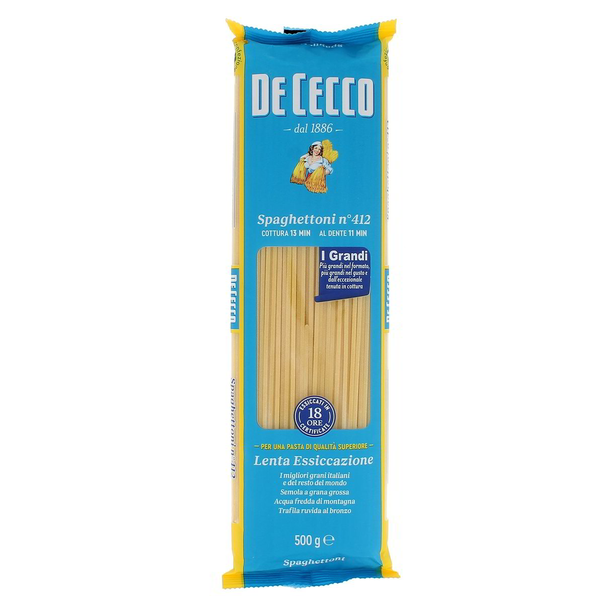 De-Cecco-Pasta-Spaghettoni-n-412-500-g-1 De Cecco Pasta Spaghettoni n. 412 500 g - immagine 1