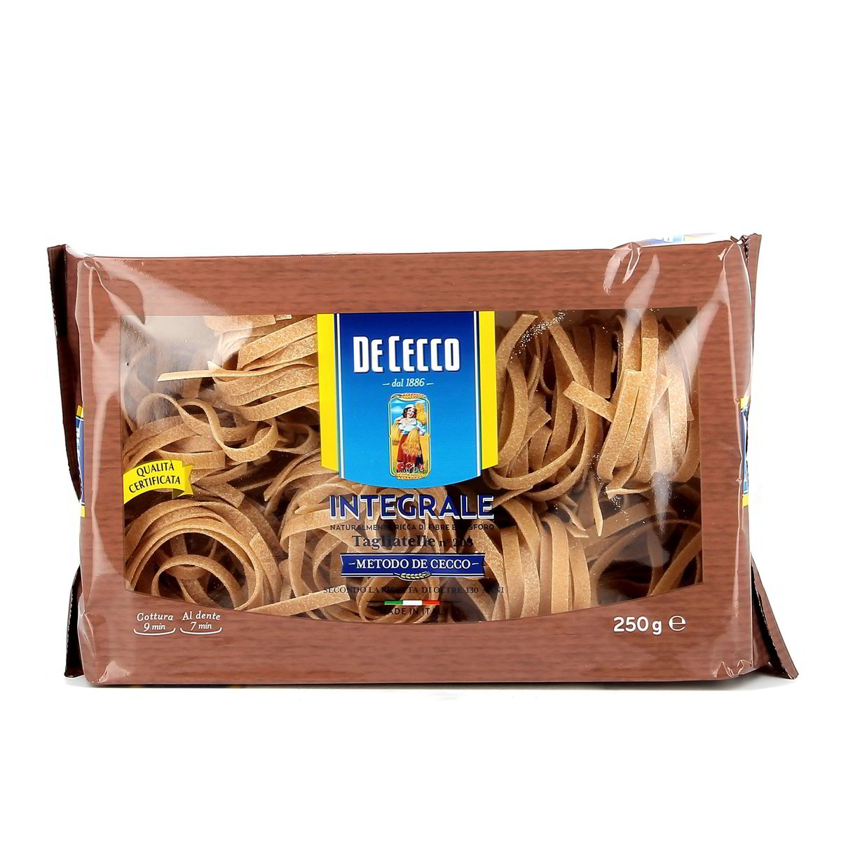 De-Cecco-Pasta-Tagliatelle-Integrali-250-g-1 De Cecco Pasta Tagliatelle Integrali 250 g - immagine 1