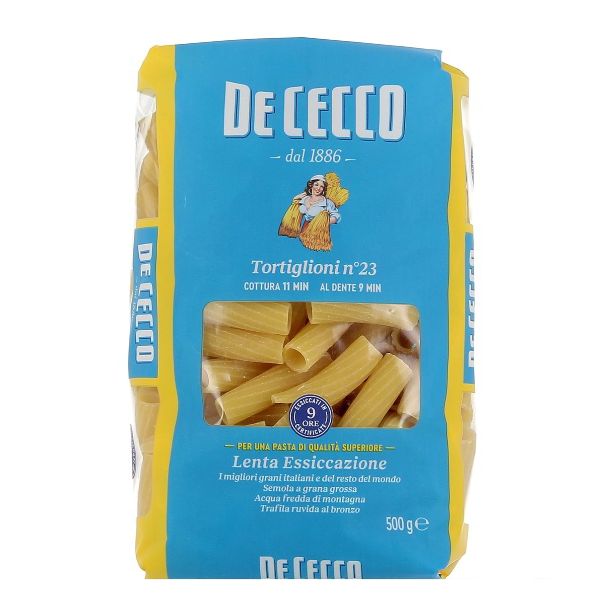 De-Cecco-Pasta-Tortiglioni-n-23-500-g-1 De Cecco Pasta Tortiglioni n. 23 500 g - immagine 1