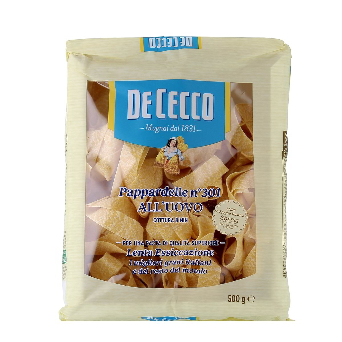 De-Cecco-Pasta-allUovo-Pappardelle-n-301-500-g-1 De Cecco Pasta all'Uovo Pappardelle n. 301 500 g - immagine 1
