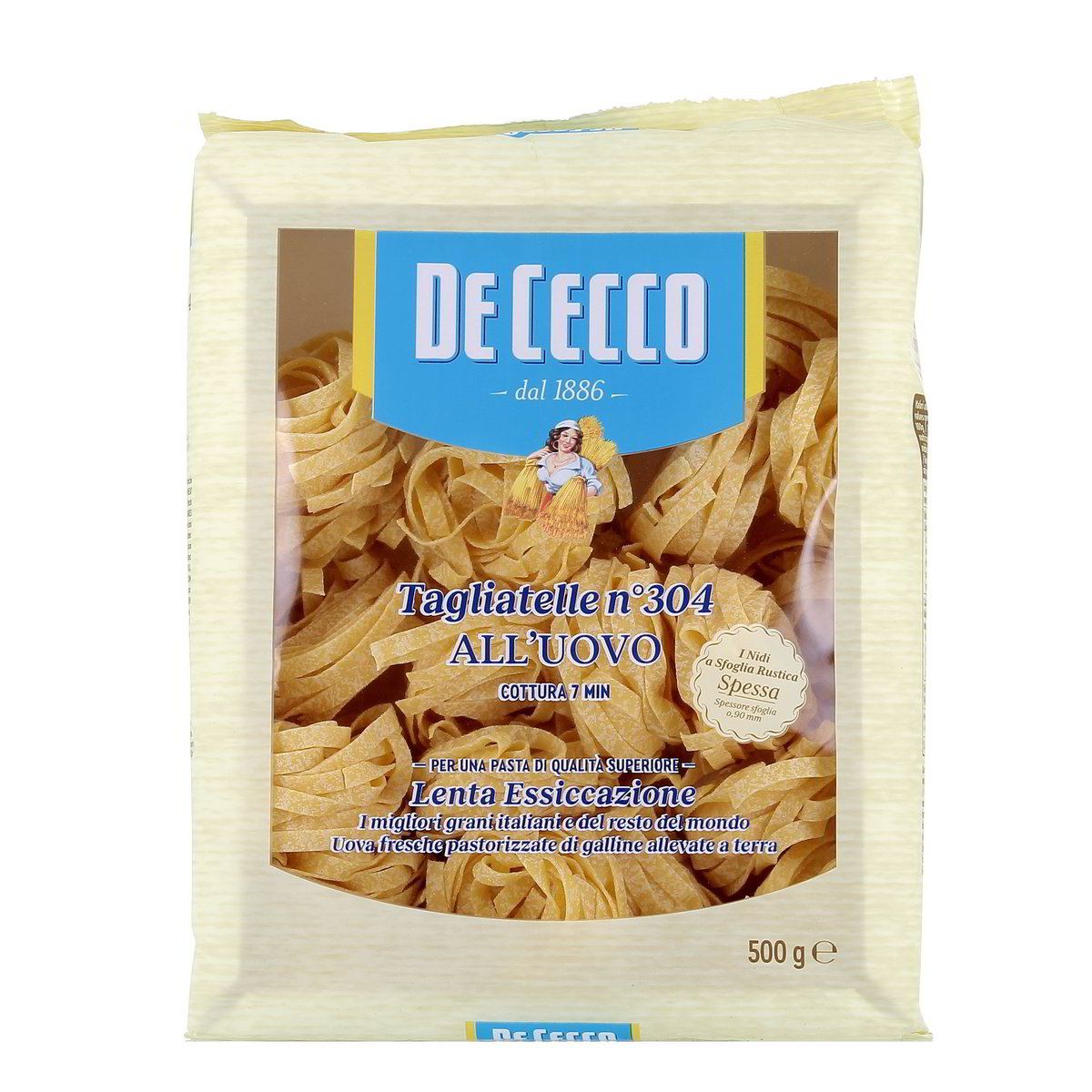 De-Cecco-Pasta-allUovo-Tagliatelle-n-304-500-g-1 De Cecco Pasta all'Uovo Tagliatelle n. 304 500 g - immagine 1