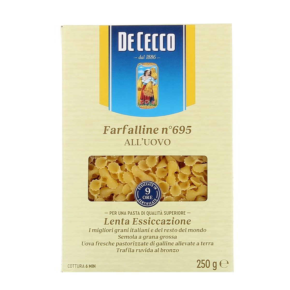 De-Cecco-Pastina-allUovo-Farfalline-250-g-1 De Cecco Pastina all'Uovo Farfalline 250 g - immagine 1