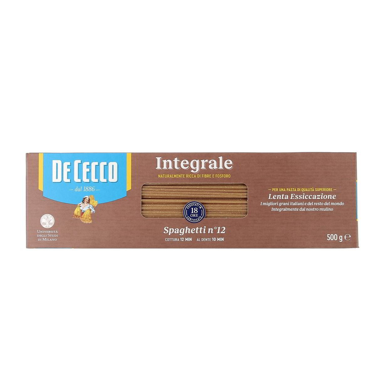 De-Cecco-Spaghetti-Integrali-500-g De Cecco Spaghetti Integrali 500 g - immagine 1