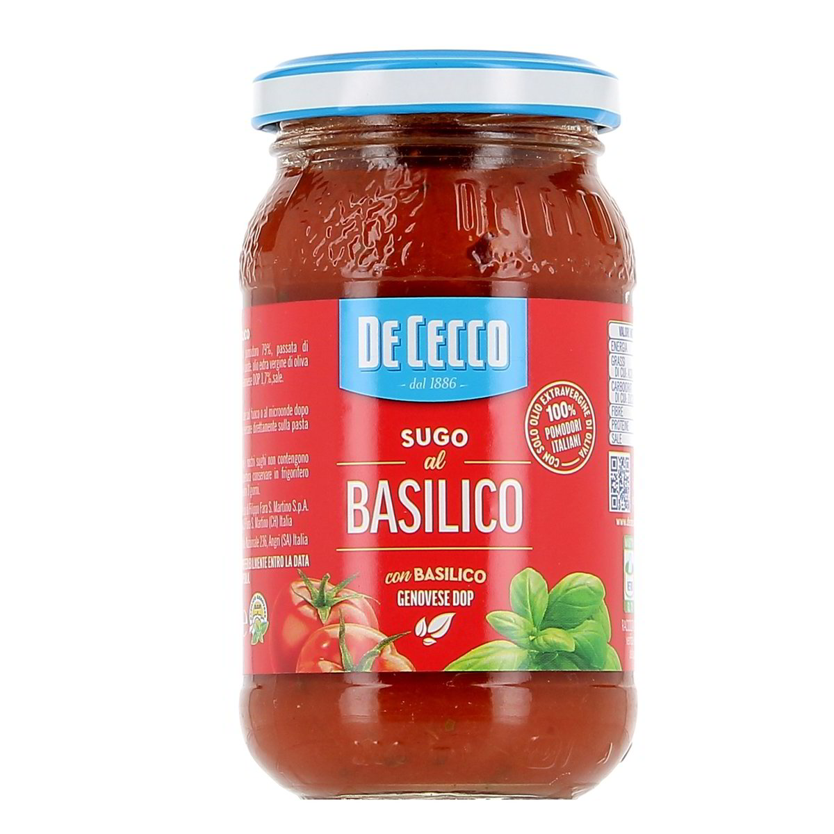 De-Cecco-Sugo-Al-Basilico-200-g-1 De Cecco Sugo Al Basilico 200 g - immagine 1