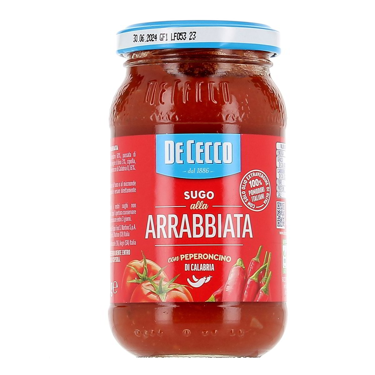 De-Cecco-Sugo-Arrabbiata-200-g-1 De Cecco Sugo Arrabbiata 200 g - immagine 1