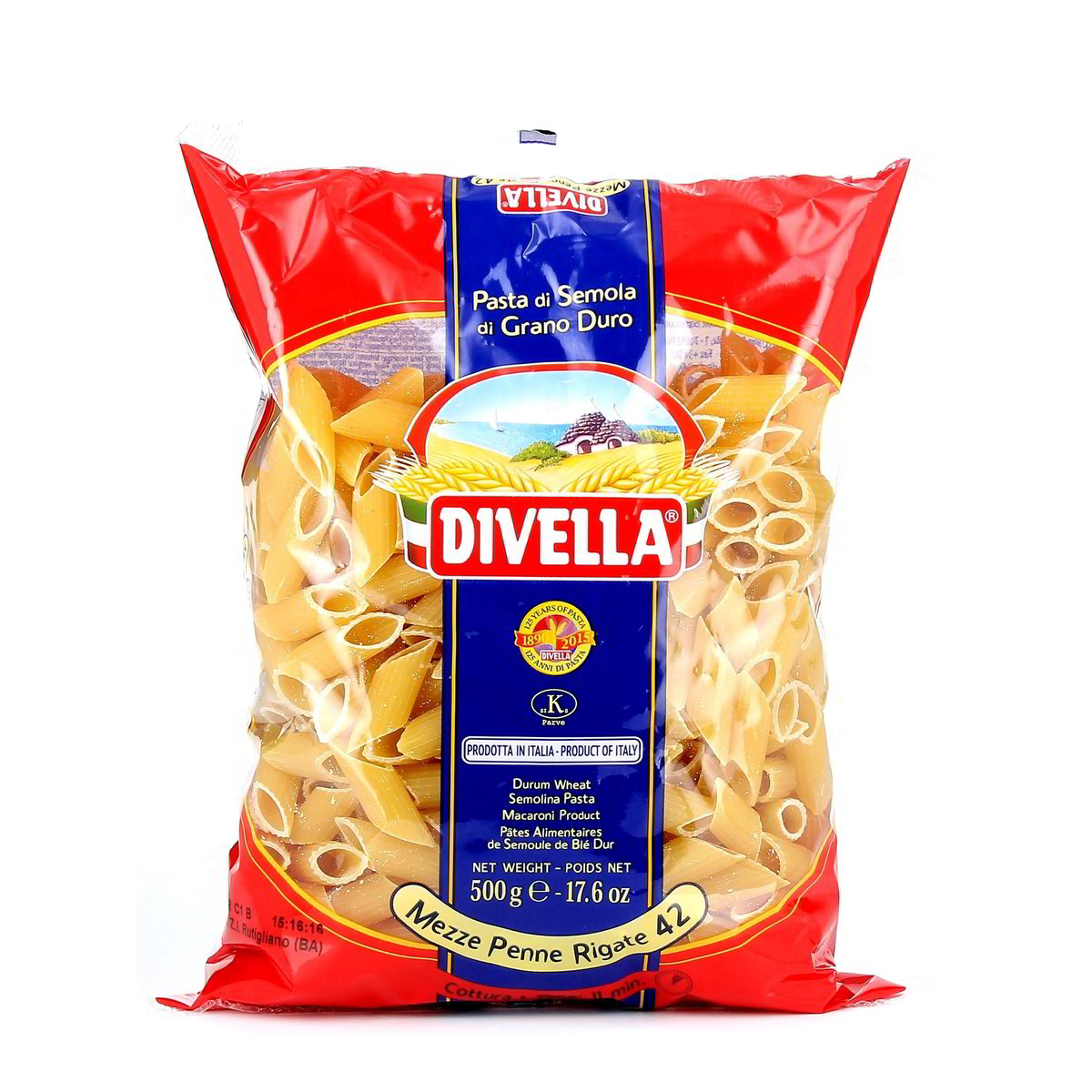 Divella-Mezze-Penne-Rigate-N-42-500-g Divella Mezze Penne Rigate N. 42 500 g - immagine 1