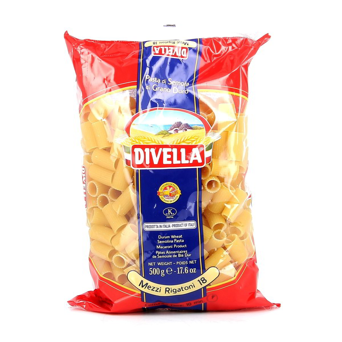 Divella-Mezzi-Rigatoni-N-18-500-g Divella Mezzi Rigatoni N. 18 500 g - immagine 1