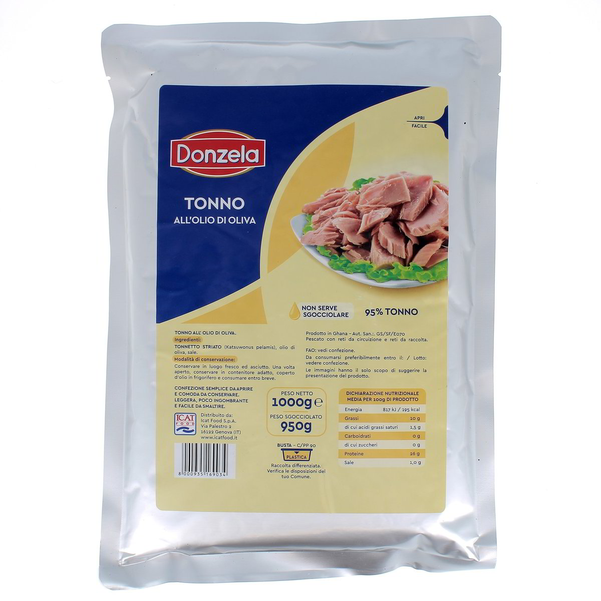 Donzela-Tonno-allOlio-di-Oliva-1000-950-g Donzela Tonno all'Olio di Oliva 1000/950 g - immagine 1