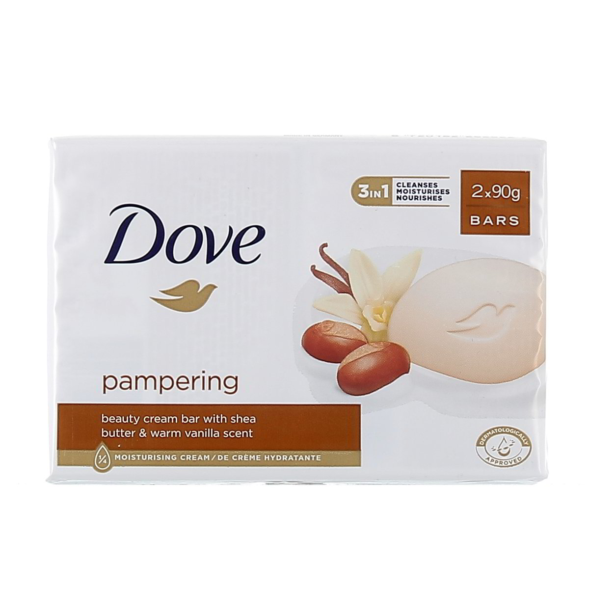 Dove-Saponetta-Karite-Vaniglia-2-x-90-g Dove Saponetta Karité Vaniglia 2 x 90 g - immagine 1