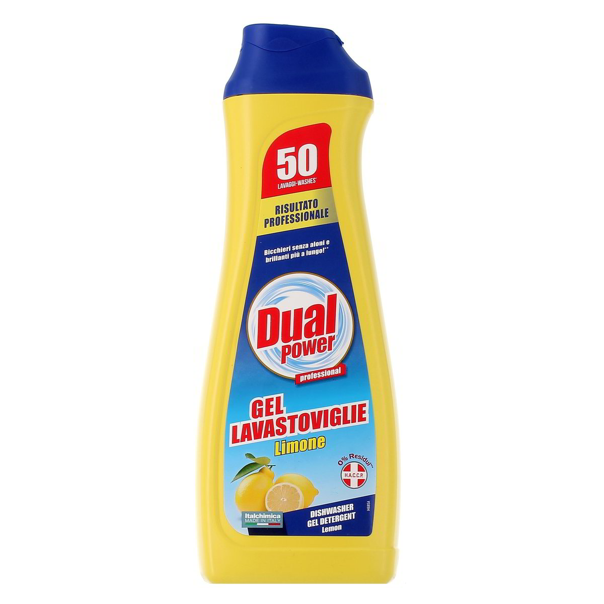 Dual-Power-Gel-Lavastoviglie-50-Lavaggi-1-L-1 Dual Power Gel Lavastoviglie 50 Lavaggi 1 L - immagine 1