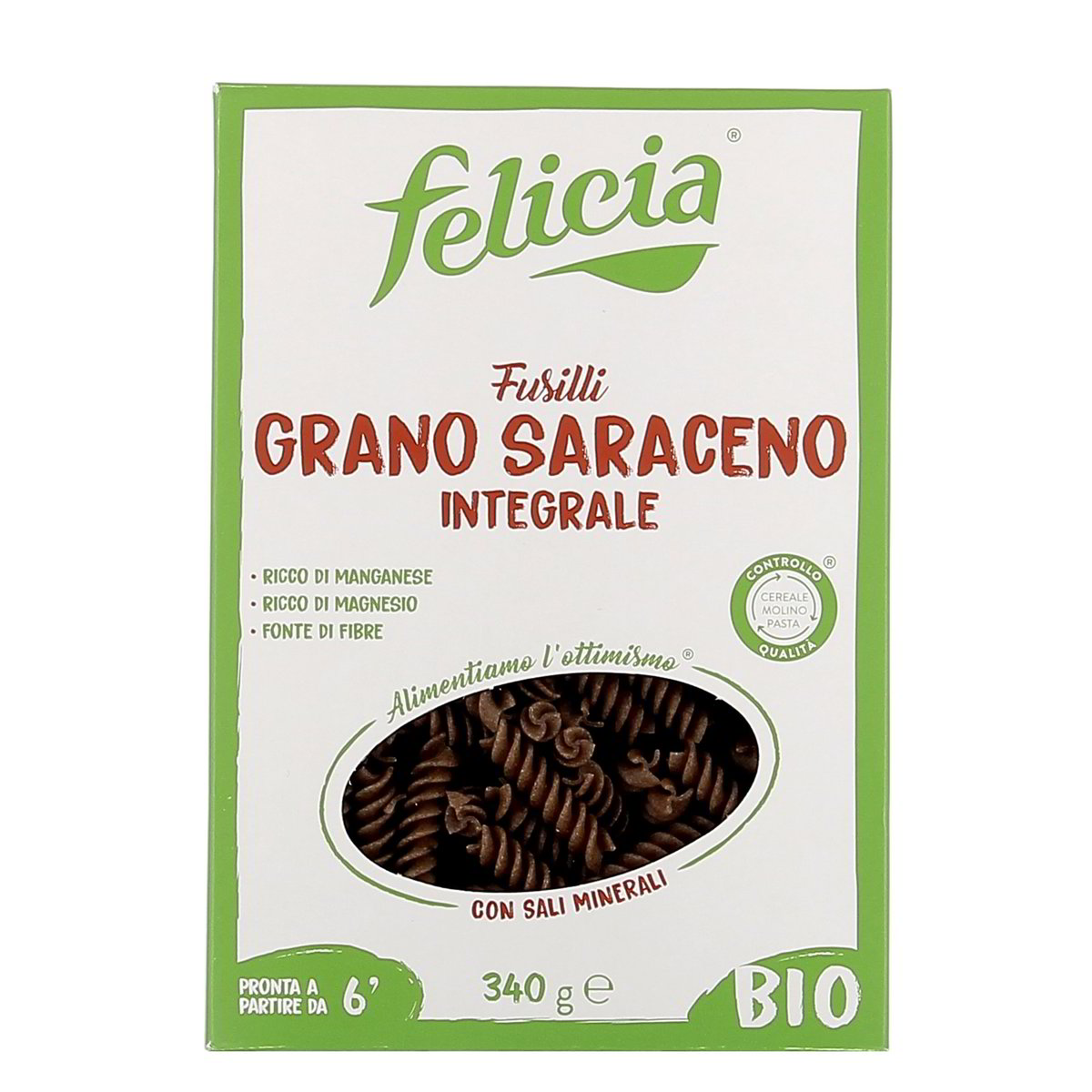 Felicia-Grano-Saraceno-Fusilli-Bio-340-g Felicia Grano Saraceno Fusilli Bio 340 g - immagine 1
