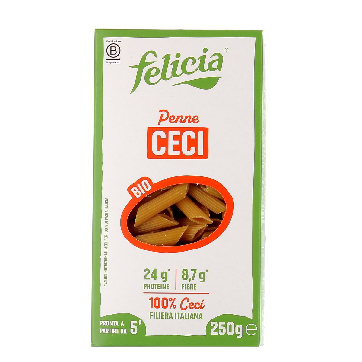 Felicia-Penne-Ceci-Biologici-250-g-1 Felicia Penne Ceci Biologici 250 g - immagine 1