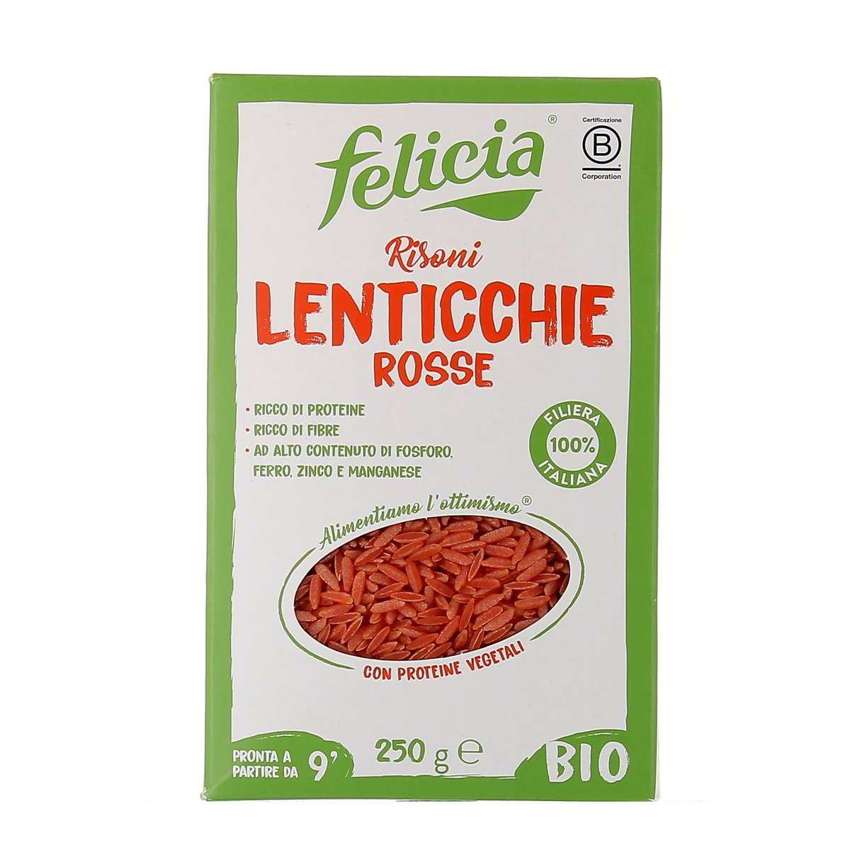Felicia-Risoni-Lenticchie-Rosse-Bio-250-g Felicia Risoni Lenticchie Rosse Bio 250 g - immagine 1