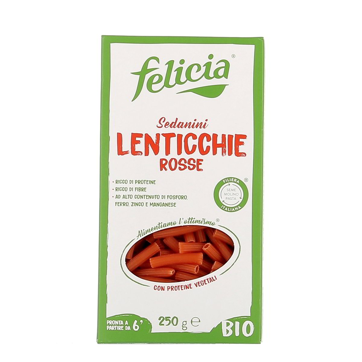 Felicia-Sedanini-Lenticchie-Rosse-Bio-250-g Felicia Sedanini Lenticchie Rosse Bio 250 g - immagine 1