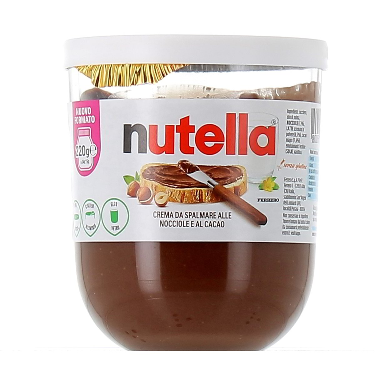 Ferrero-Nutella-220-g Ferrero Nutella 220 g - immagine 1