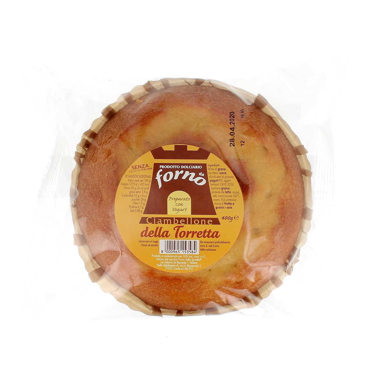 Forno-della-Torretta-Ciambellone-Yogurt-400-g Forno della Torretta Ciambellone Yogurt 400 g - immagine 1
